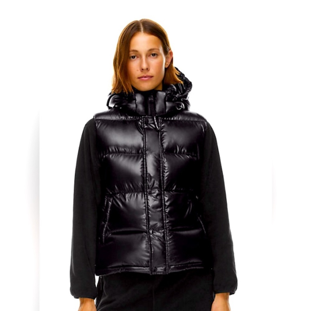 Aritzia TnA Black Puffer Vest